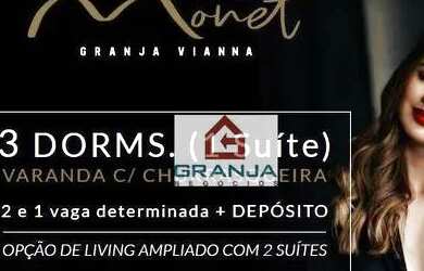 Imagem 4: LANÇAMENTO Alto Padrão! Cond. MONET Granja Vianna - APTO. 77 m² - 1 vaga por por R$633.000