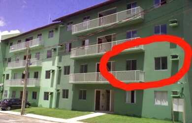 Imagem: O apartamento possui 2 Dormitórios, 1 Banheiro, 1 Vaga na garagem