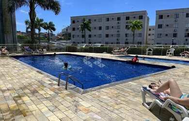 Imagem: O apartamento possui 2 Dormitórios, 1 Banheiro, 1 Vaga na garagem