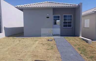 Imagem: A casa em condomínio possui 2 Dormitórios, 1 Banheiro, 2 Vagas