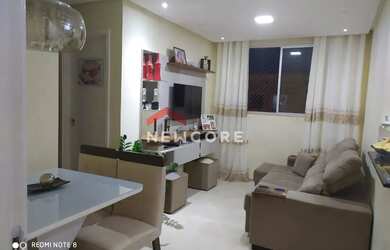 Imagem: O apartamento possui 2 Dormitórios, 1 Banheiro, 1 Vaga na garagem