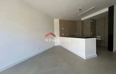 Imagem: O apartamento possui 1 Dormitório, 2 Banheiros, 2 Vagas na