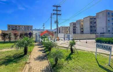 Imagem: O apartamento possui 2 Dormitórios, 1 Banheiro, 1 Vaga na garagem