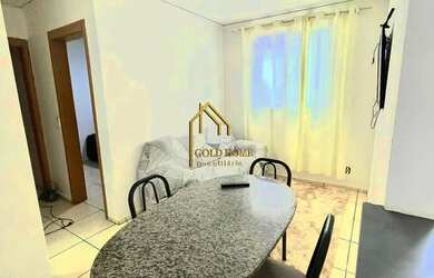 Imagem: O apartamento possui 2 Dormitórios, 1 Banheiro, 1 Vaga na garagem