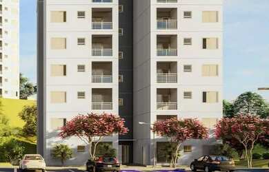 Imagem: O apartamento possui 2 Dormitórios, 1 Banheiro, 1 Vaga na garagem