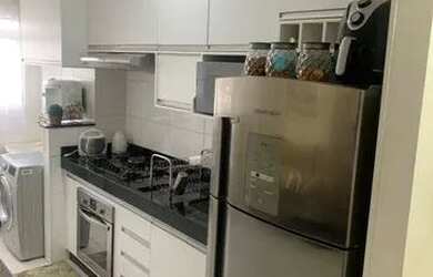 Imagem: O apartamento possui 2 Dormitórios, 2 Banheiros, 1 Vaga na