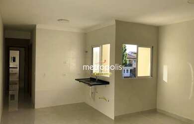 Imagem: O apartamento possui 2 Dormitórios, 1 Banheiro, 1 Vaga na garagem