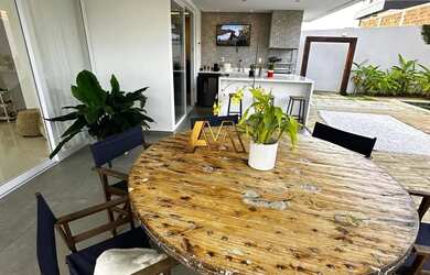 Imagem 5: CASA DESLUMBRANTE COM 3 SUÍTES NO ALPHAVILLE LITORAL NORTE III -FRENTE...