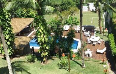 Imagem: A casa em condomínio possui 5 Dormitórios, 5 Banheiros, 5