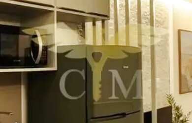 Imagem: O apartamento possui 1 Dormitório, 1 Banheiro, 1 Vaga na garagem