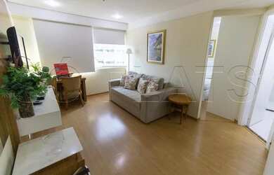 Imagem: O studio possui 1 Dormitório, 1 Banheiro, 1 Vaga na garagem