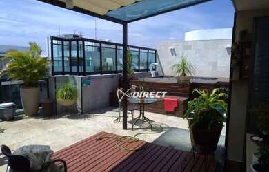 Imagem: O apartamento na cobertura possui 4 Dormitórios, 4 Banheiros