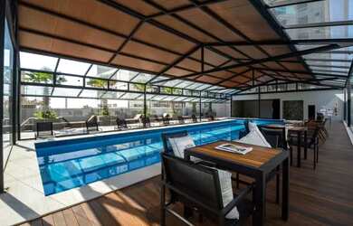 Imagem: O apartamento possui 3 Dormitórios, 3 Banheiros, 2 Vagas na