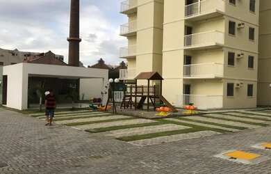 Imagem: O apartamento possui 2 Dormitórios, 1 Banheiro, 1 Vaga na garagem