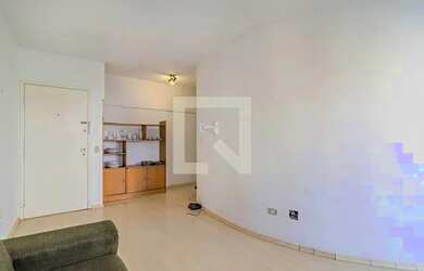 Imagem: O apartamento possui 1 Dormitório, 2 Banheiros, 1 Vaga na garagem