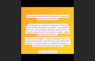 Imagem 1: Vendo ágio apartamento. 1 Vaga na garageme2 Dormitórios