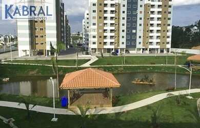 Imagem: O apartamento possui 2 Dormitórios, 1 Banheiro, 1 Vaga na garagem