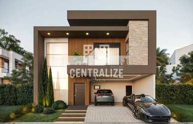 Imagem: A casa em condomínio possui 3 Dormitórios, 4 Banheiros, 195m²