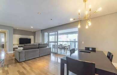 Imagem: Apartamento à venda no Brooklin,124m², varanda fechada, churrasqueira