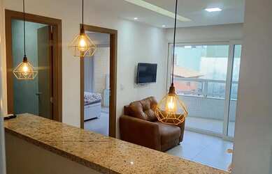 Imagem: O apartamento possui 1 Dormitório, 2 Banheiros, 1 Vaga na garagem