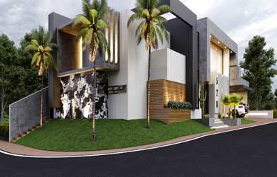 Imagem: A casa em condomínio possui 3 Dormitórios, 5 Banheiros, 2