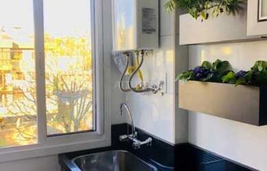 Imagem 10: Residencial Tellus. Churrasqueira, Imóvel mobiliado, 57m² de Áreae1...