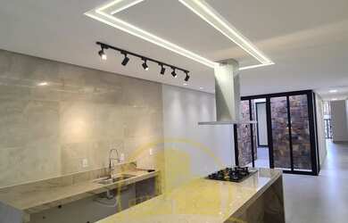 Imagem: A casa em condomínio possui 3 Dormitórios, 5 Banheiros, 4