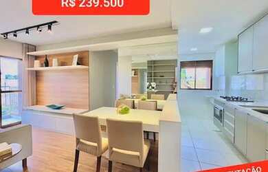 Imagem: O apartamento possui 2 Dormitórios, 1 Banheiro, 1 Vaga na garagem