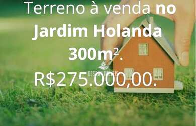 Imagem 1: Terreno à venda, 300 m² por R$ 275.000 - Jardim Holanda - Uberlândia/MG