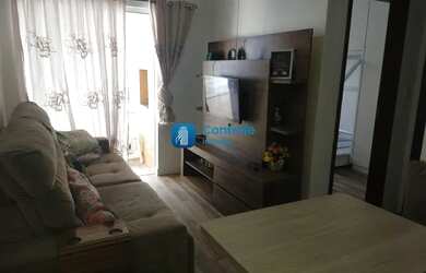 Imagem: O apartamento possui 2 Dormitórios, 1 Banheiro, 1 Vaga na garagem