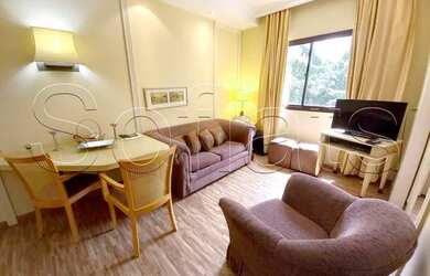 Imagem: O studio possui 1 Dormitório, 1 Banheiro, 1 Vaga na garagem