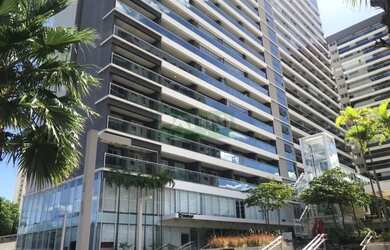 Imagem: O apartamento possui 1 Dormitório, 1 Banheiro, 1 Vaga na garagem