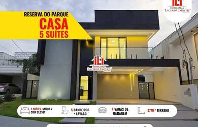 Imagem: A casa em condomínio possui 5 Dormitórios, 1 Banheiro, 4 Vagas