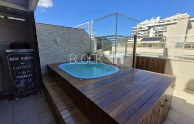 Imagem: O apartamento na cobertura possui 3 Dormitórios, 4 Banheiros