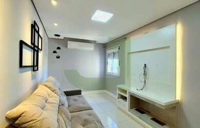 Imagem: O apartamento possui 3 Dormitórios, 2 Banheiros, 2 Vagas na