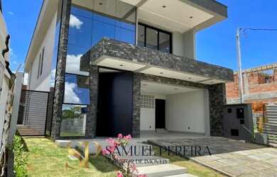 Imagem: A casa em condomínio possui 4 Dormitórios, 5 Banheiros, 4