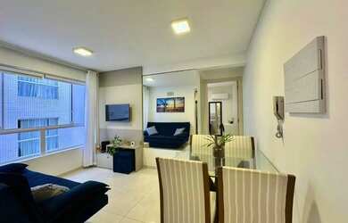 Imagem: O apartamento possui 1 Dormitório, 1 Banheiro, 1 Vaga na garagem