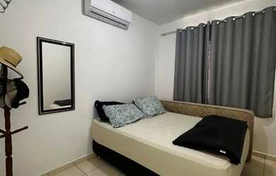 Imagem: A casa em condomínio possui 3 Dormitórios, 2 Banheiros, 2