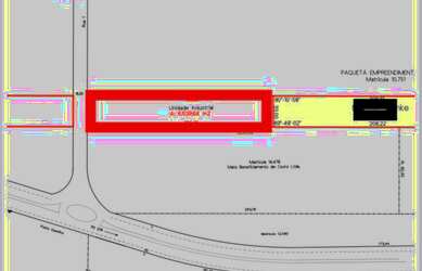 Imagem 3: Area 6.539 m2 frente Asfalto ao lado Novo Atacado RedeFort - Campo Bom...