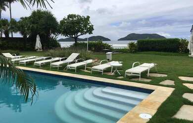 Imagem 12: Linda casa frente ao mar dentro de condomínio na praia de juquehy , disponível...