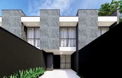 Imagem: A casa possui 2 Dormitórios, 3 Banheiros, 2 Vagas na garagem