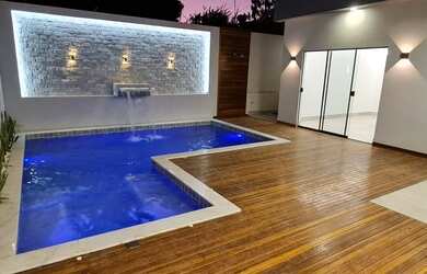 Imagem: A casa em condomínio possui 3 Dormitórios, 5 Banheiros, 4