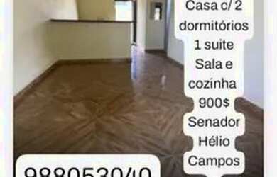 Imagem: A casa possui 2 Dormitórios, 2 Banheiros, 2 Vagas na garagem