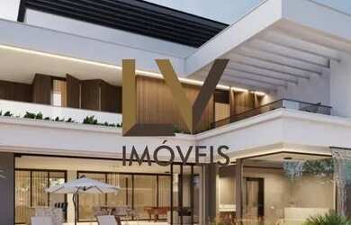 Imagem: A casa em condomínio possui 5 Dormitórios, 5 Banheiros, 4