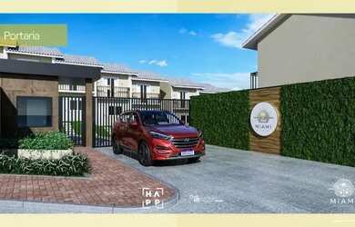 Imagem: A casa em condomínio possui 2 Dormitórios, 2 Banheiros, 1