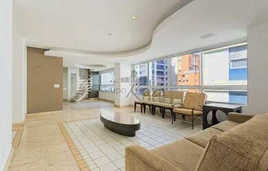 Imagem: O apartamento na cobertura possui 4 Dormitórios, 5 Banheiros