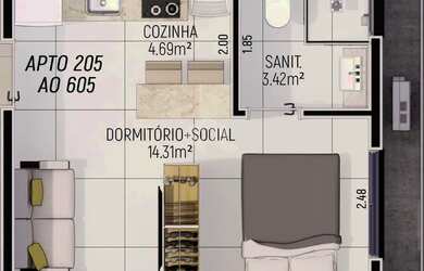 Imagem 15: Residencial Origem centro de Santa Maria-RS