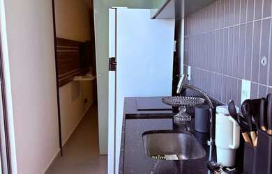 Imagem: O studio possui 1 Dormitório, 1 Banheiro, 1 Vaga na garagem