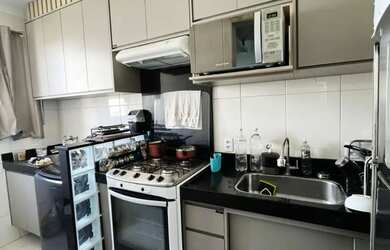 Imagem: O apartamento na cobertura possui 2 Dormitórios, 2 Banheiros