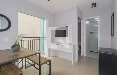 Imagem: O apartamento possui 1 Dormitório, 1 Banheiro, 28m² de Área